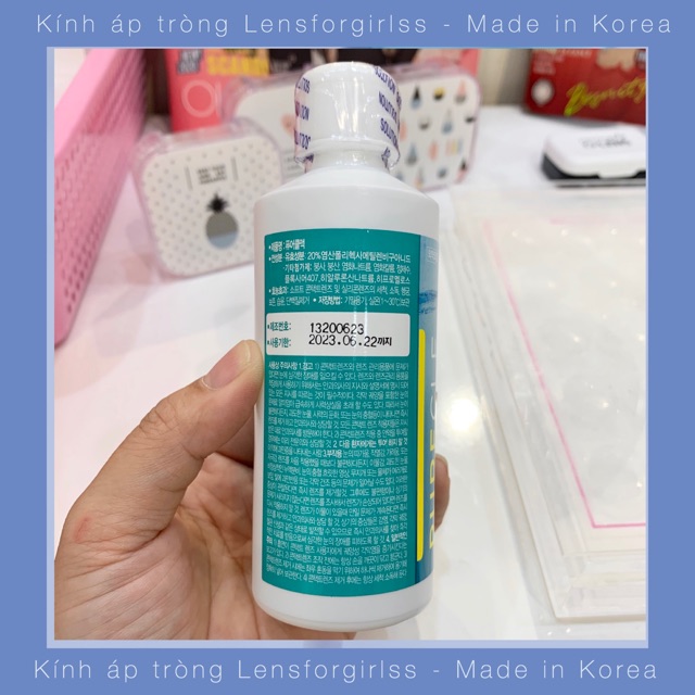 <Hàng mới về> Nước ngâm lens cấp ẩm chuyên sâu PURECLE KOREA của Olens (150ml) | BigBuy360 - bigbuy360.vn