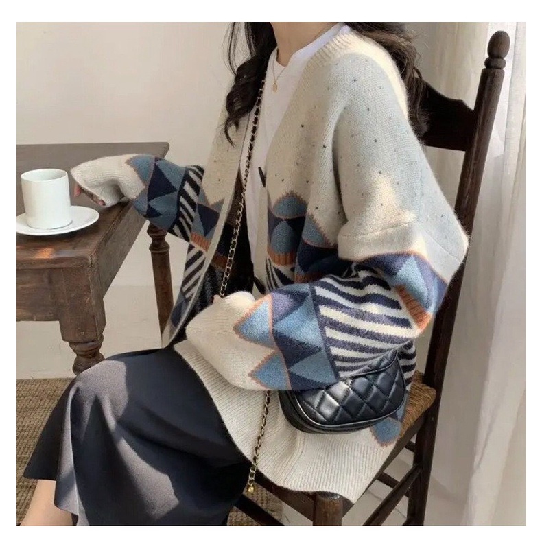 ❦▥ஐ[ÁO Choàng] Cardigan Nữ Thổ Cẩm Chất Len Mềm Mịn | BigBuy360 - bigbuy360.vn