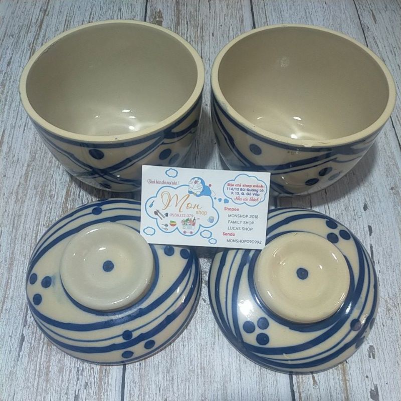 Thố Đá 20  Thố Tiềm Hầm Gà Ác Hay Tổ Yến Size Vừa.