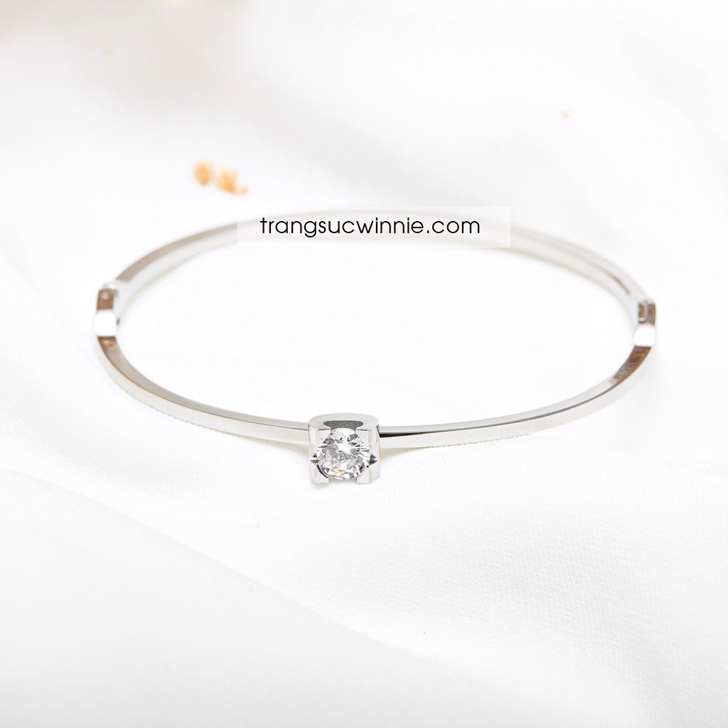 Vòng tay nữ titan Đá vuông B