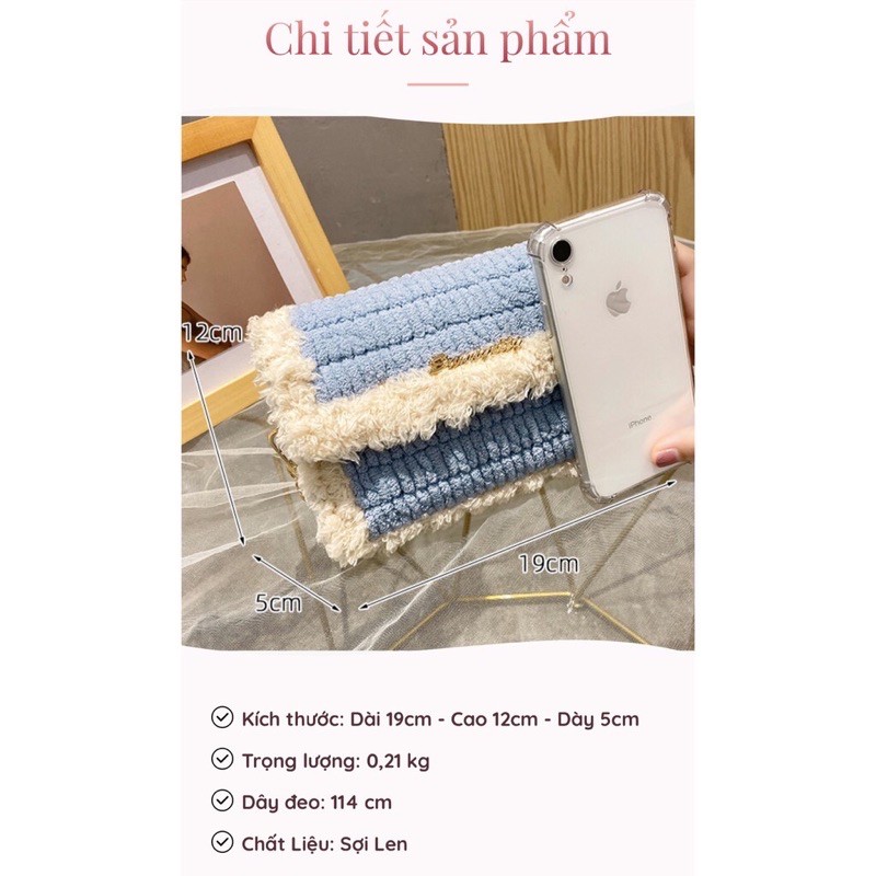 [HÀNG SẴN] SET ĐỒ LÀM TÚI HANDMADE (TỰ ĐAN) PHỐI MÀU SIÊU XINH 💕