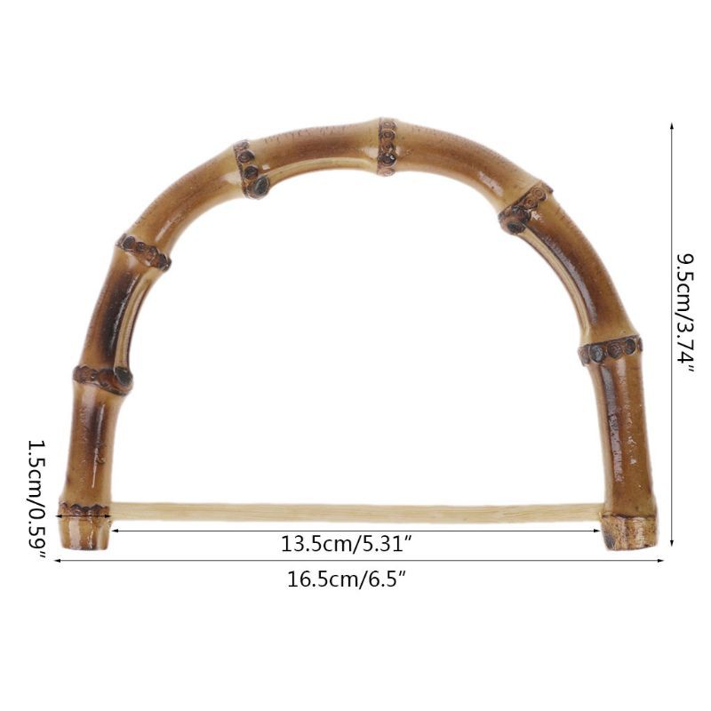 Tay cầm bằng tre thay thế cho túi xách handmade
