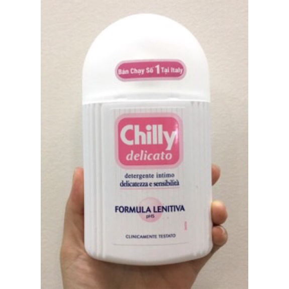 DUNG DỊCH VỆ SINH CHILLY GEL XANH LÁ, XANH DƯƠNG VÀ HỒNG ( lọ 200ml) - bán chạy số 1 tại Italy