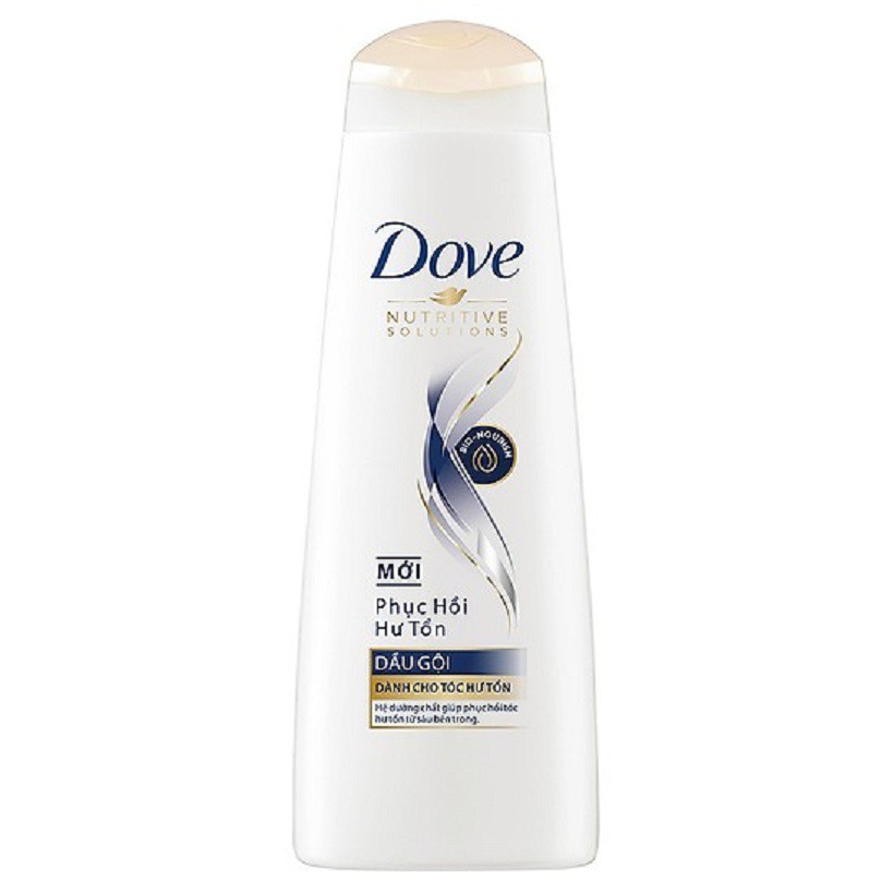 [CHÍNH HÃNG MUA 1 TẶNG 1] Dầu Gội Dove 325g  Phục Hồi Hư Tổn tặng kèm gội Dove Nourishing Secrets 70g