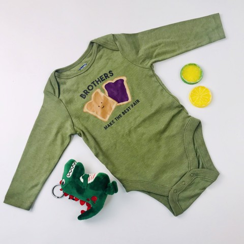 [3-24M] Set 3 bodysuit dài tay Old Navy bé trai - Random