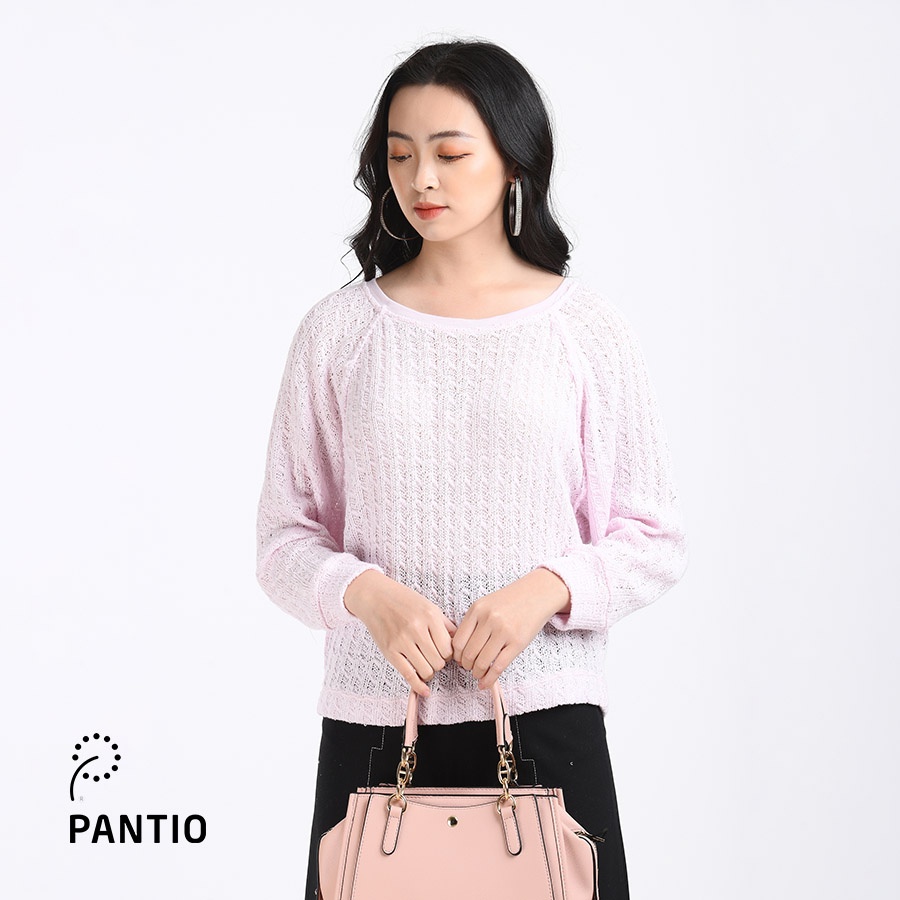 FAT9060 - Áo dệt kim dài tay kiểu dáng basic đơn giản - PANTIO