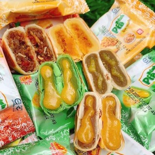 Hình ảnh [TẶNG QUÀ ]Bánh pía kim sa Tân Huê viên đủ 11 vị Đặc sản Sóc Trăng