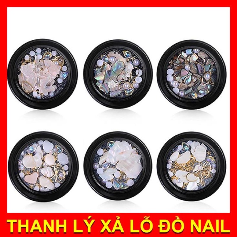 Trang trí móng xà cừ hỗn hợp