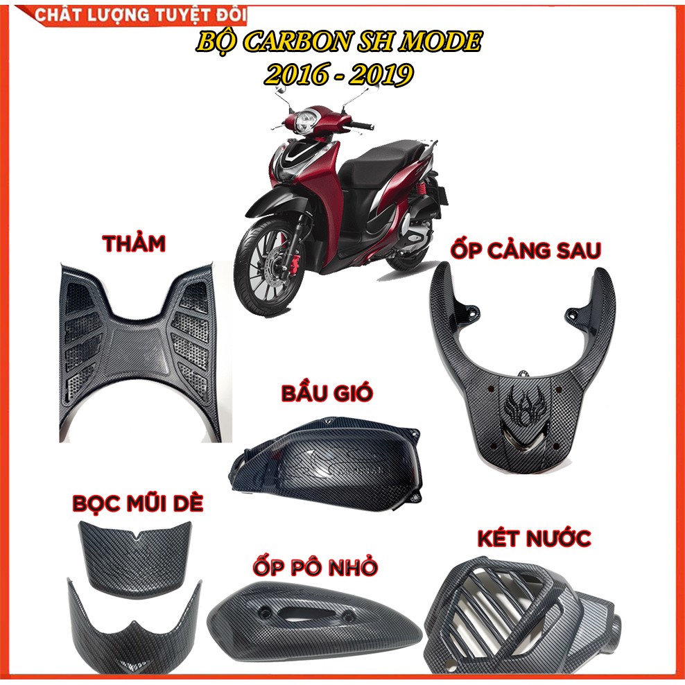 Bộ Carbon SH Mode 2015 - 2019 𝐀𝐑𝐓𝐈𝐒𝐓𝐀𝐑 Chính Hãng (Có Bán Lẻ Từng Món)