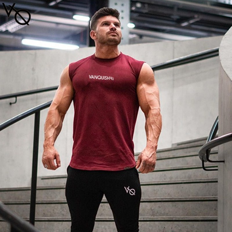 Áo Ba Lỗ Thể Thao Chất Liệu Cotton Co Giãn Cho Nam