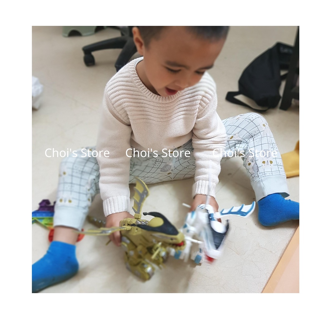 Đồ chơi khủng long có cánh biết đi, chiếu đèn 2 màu vàng, trắng Choi Store 56