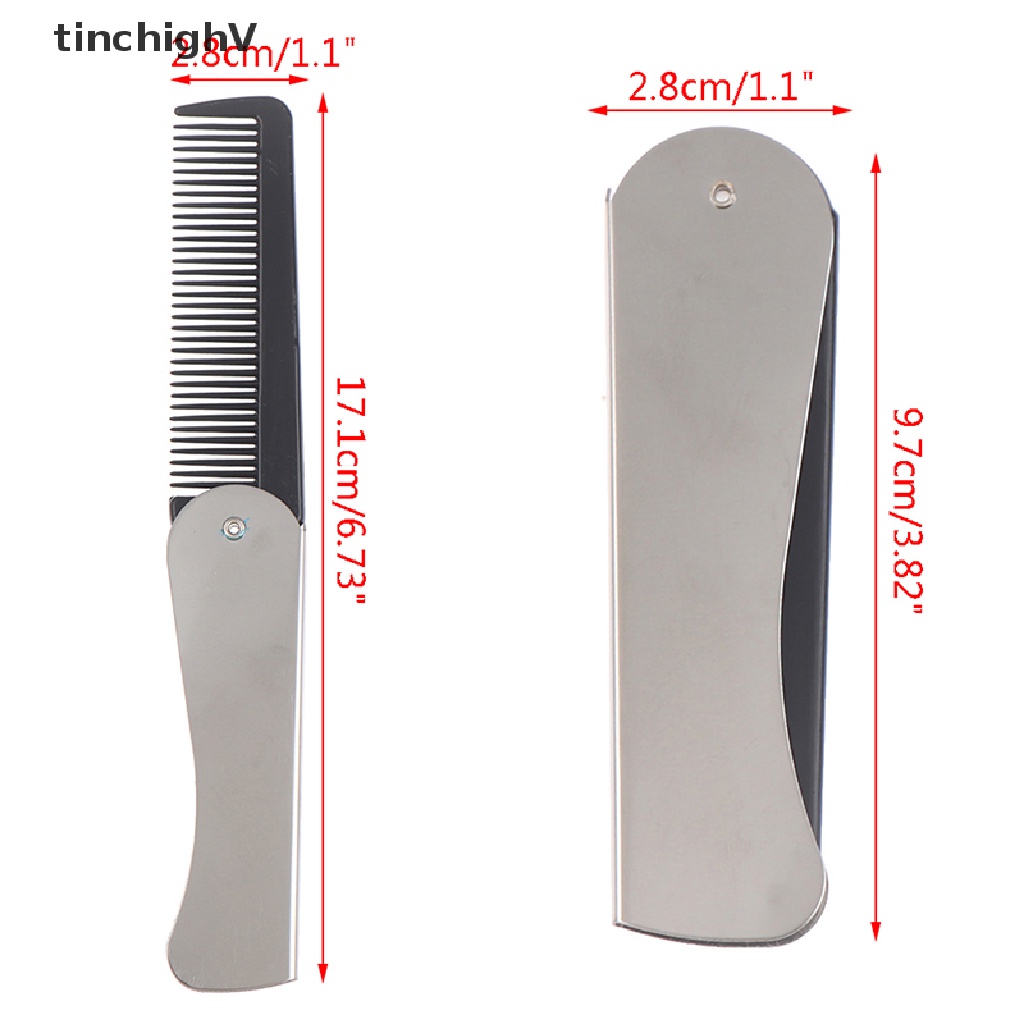 Lược chải tóc mát xa gấp lại được nhỏ gọn