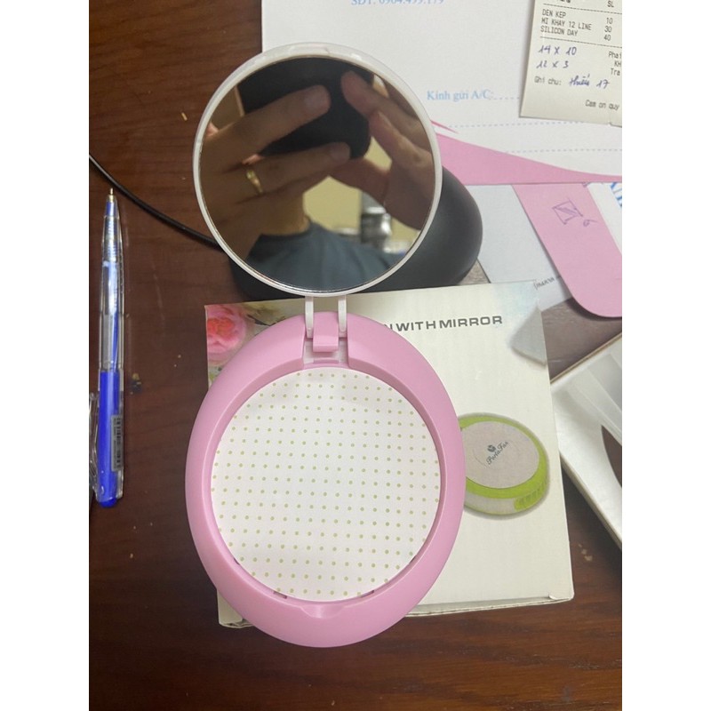 Quạt sấy mi mini tròn