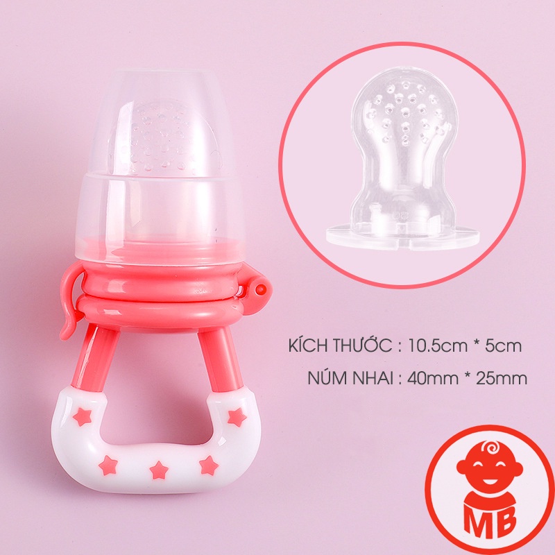 Túi nhai ăn dặm cho bé, núm nhai ăn dặm cho bé