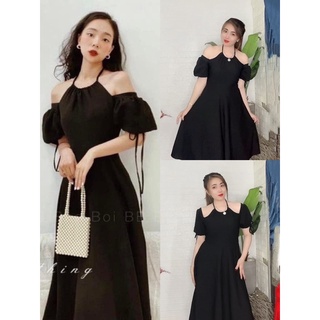 Đầm yếm Maxi thời trang nữ Big size (từ 57-85 ký)