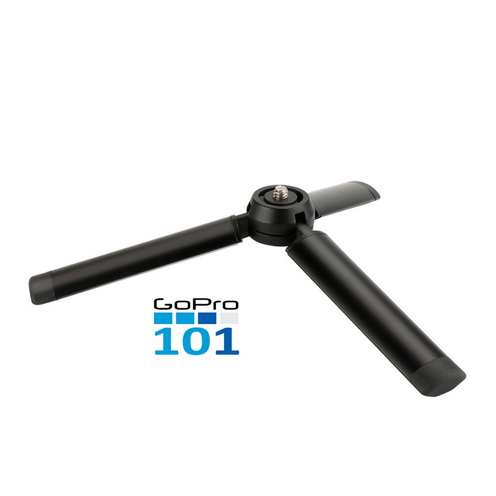 Chân đế tripod mini gấp gọn bằng hợp kim nhôm có ốc 1/4'' cho máy ảnh, Gimbal, GoPro