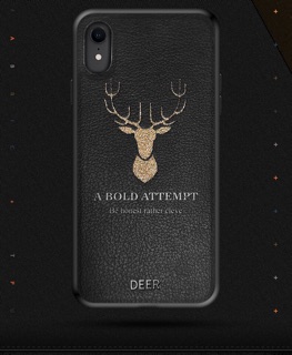 Ốp Da iPhone Xs Max Deer Cao Cấp