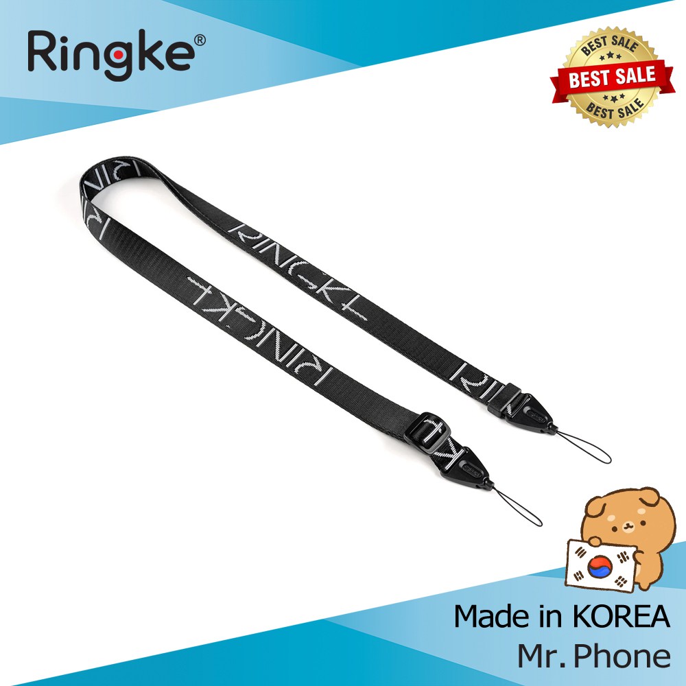 Dây đeo chính hãng Ringke Shoulder Strap (đeo vai/ đeo cổ/ đeo chéo)