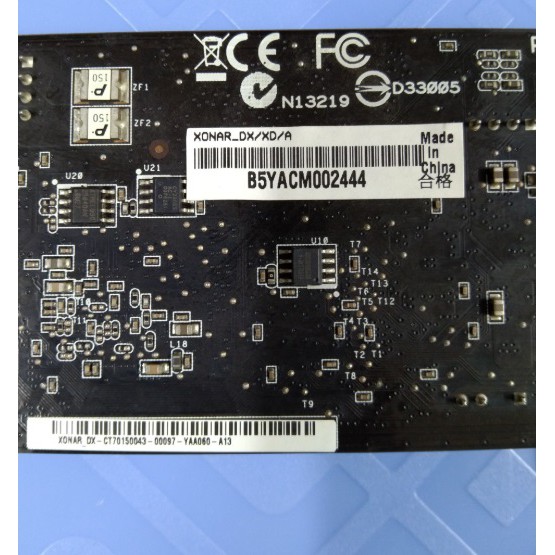 card sound asus xonar dx, cạc âm thanh cho máy tính