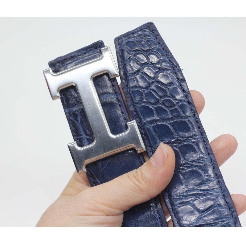 Dây lưng dây nịt da cá sấu, Thắt lưng Nam da cá sấu thật Cao Cấp Kèm Mặt Khóa Xịn Sang Trọng, Sản Phẩm BH 12 Tháng