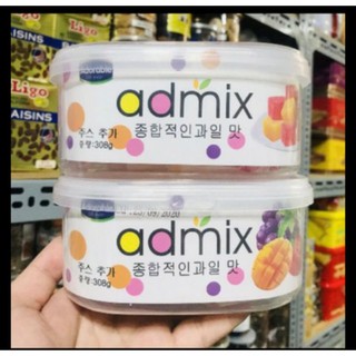 [SẴN RẺ ] KẸO DẺO HỘP TRÁI CÂY ADMIX HÀN QUỐC 308g 💥 thơm, dẻo, ngon ngọt 💥
