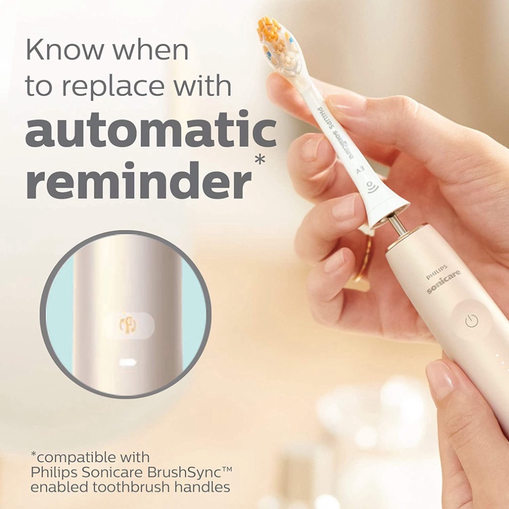 [Hàng Mỹ] Đầu bàn chải điện Philips Sonicare A3 PREMIUM All-in-One Cao cấp
