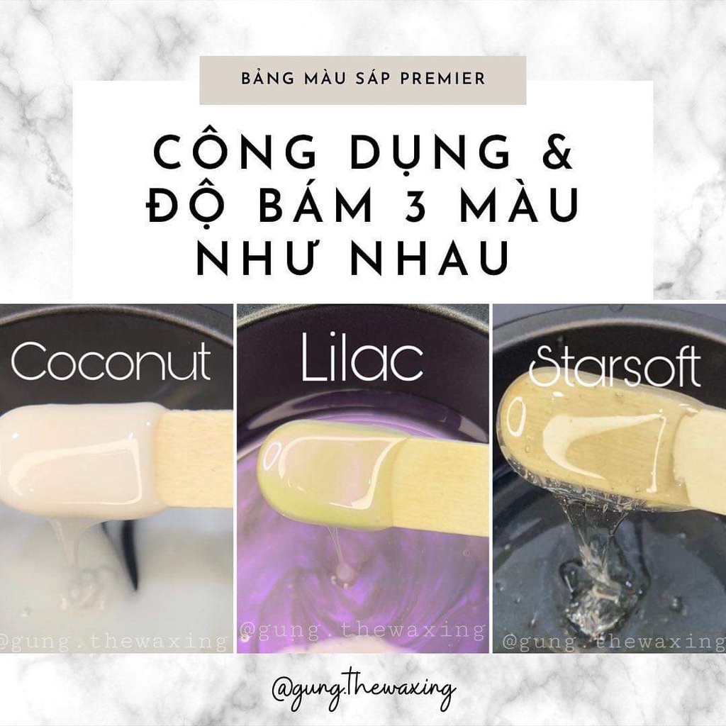 500G Sáp wax lông nóng cao cấp handmade, wax lông nách tay chân, sáp wax ria mép túi lớn