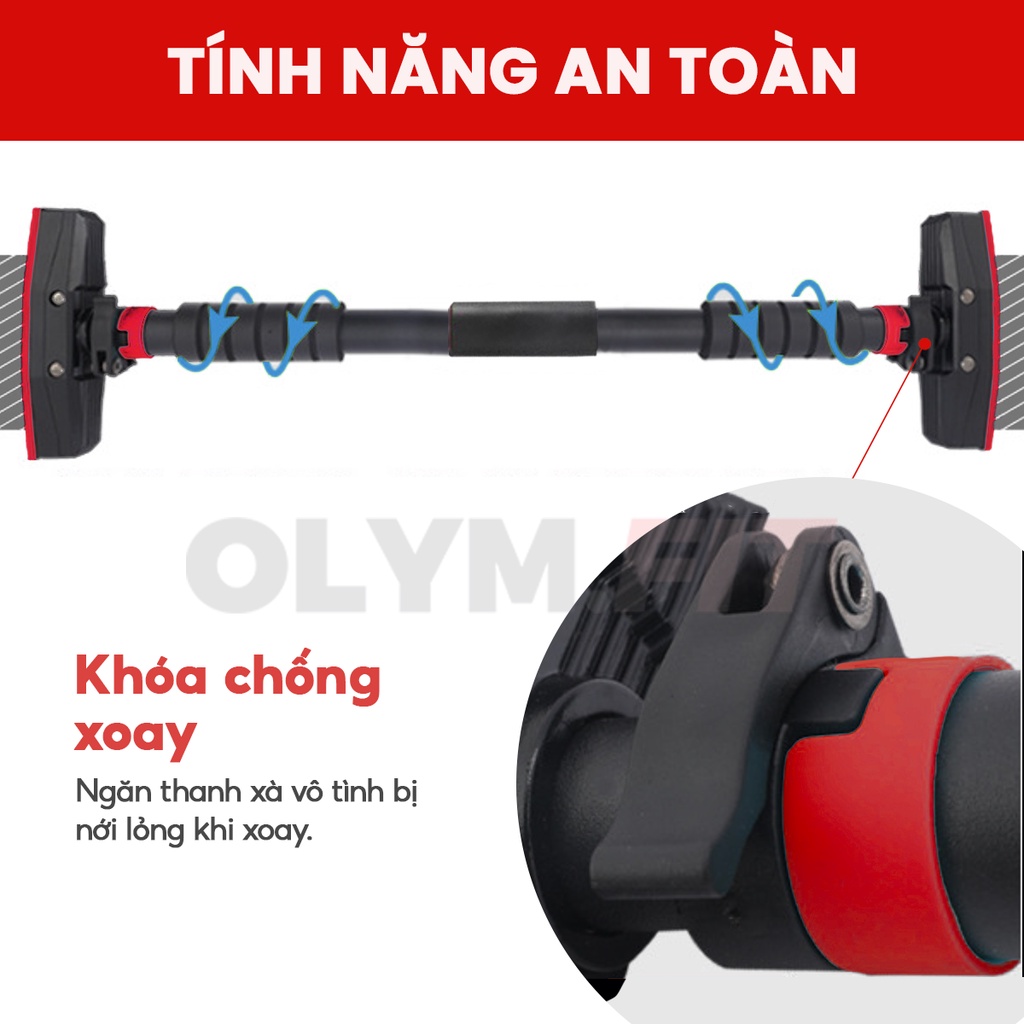💪 300kg 💪 Thanh xà đơn - Thanh xà cao cấp tập luyện, tập thể thao tại nhà 💪
