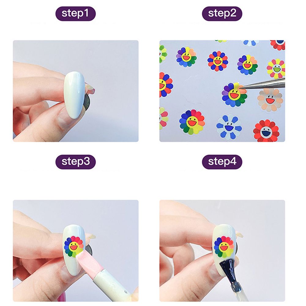 [Hàng mới về] Miếng dán trang trí móng tay hình chú chó hoạt hình dễ thương phong cách Nhật Bản diy