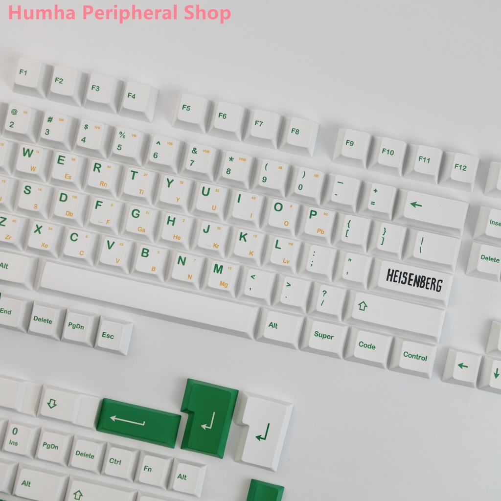Bàn Phím Cơ Humha Heisenberg 142 Phím Chất Liệu PBT Nhuộm Màu Xinh Xắn