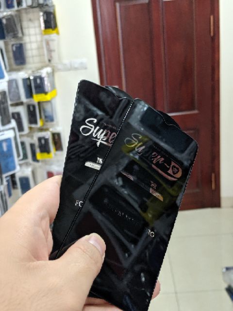 Cường lực Super D Redmi Note 8 Pro / Oppo Realme 5 / A9 2020 Full màn viền mỏng bóng mượt