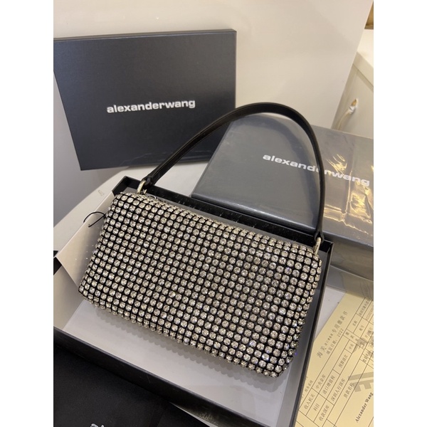 Túi kẹp nách alexwang đính đá full box video shop quay