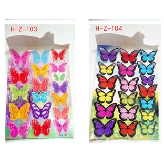 Sét 18 con bướm dán 3D