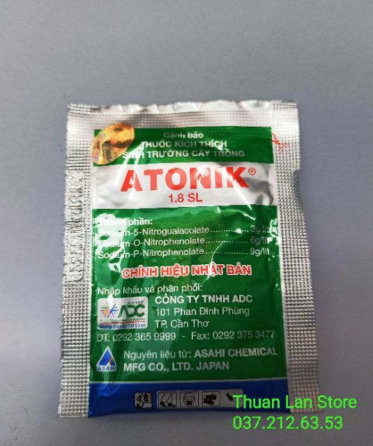 Thuốc Kích Thích Sinh Trưởng Cây Trồng Atonik 1.8SL ( gói 10ml )