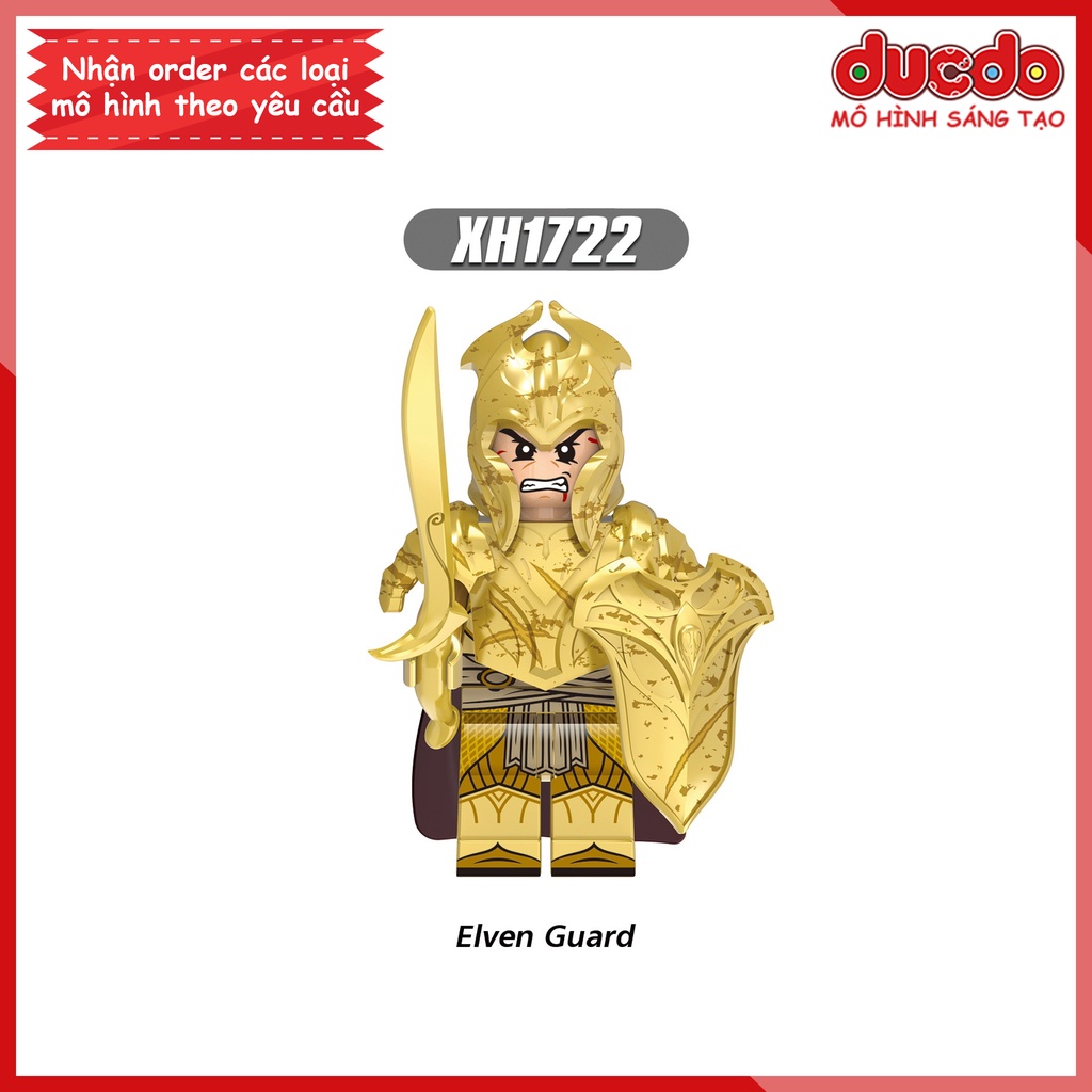 Minifigures nhân vật chiến binh Elves phim Chúa Tể Những Chiếc Nhẫn - Đồ chơi Lắp ghép Xếp hình Mô hình Mini XINH X0315