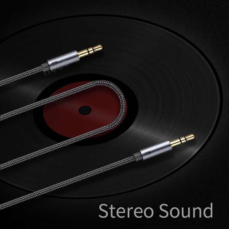 Dây cáp âm thanh PFFEE mạ vàng 24K chốt cắm 3.5mm