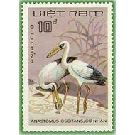 Tem sưu tập Việt Nam Chim đồng nước 1983