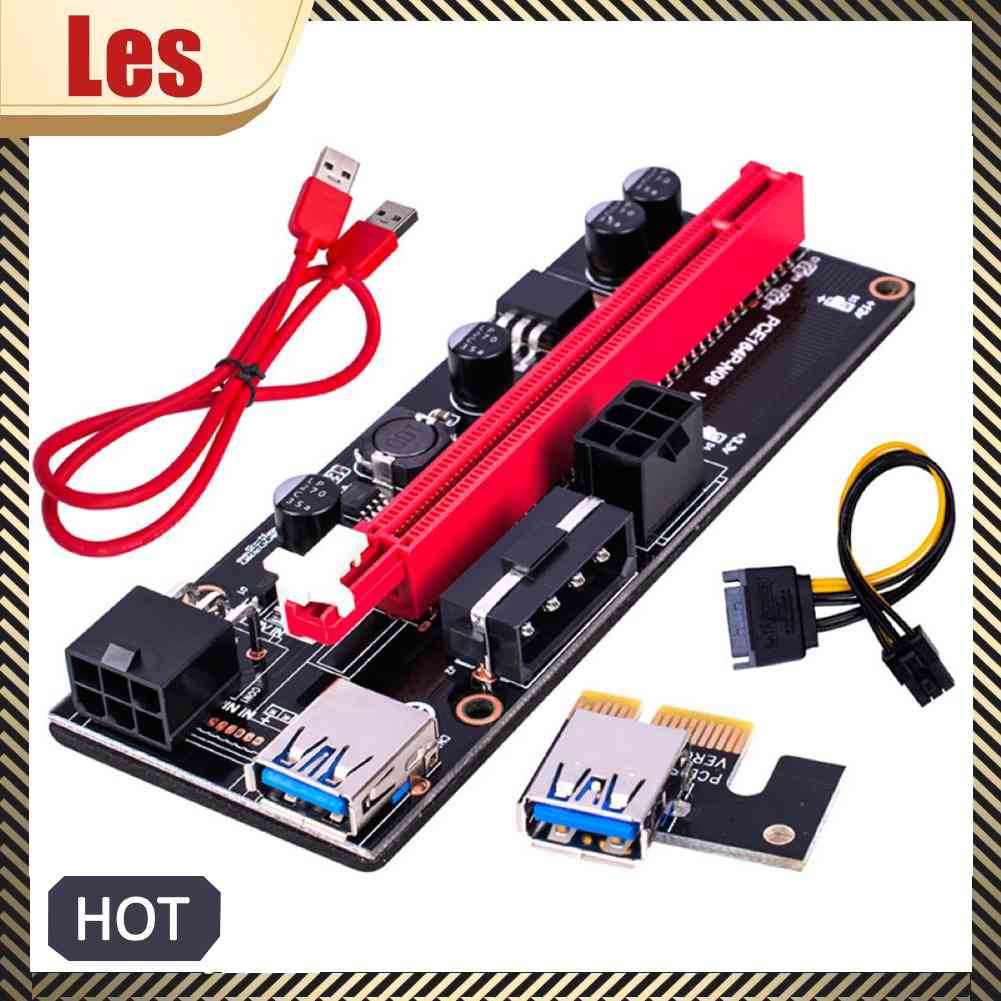 Card Mở Rộng PCI-E 1X Sang 16X Cổng USB 3.0 Cho GPU