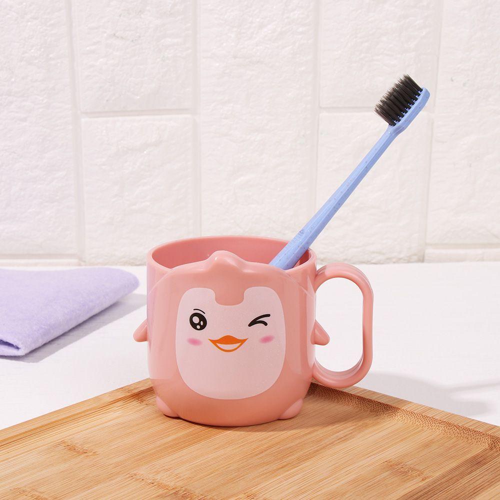 GOGOUP Cốc Đánh Răng Hình Chim Cánh Cụt / Vịt Con Đáng Yêu Cho Bé