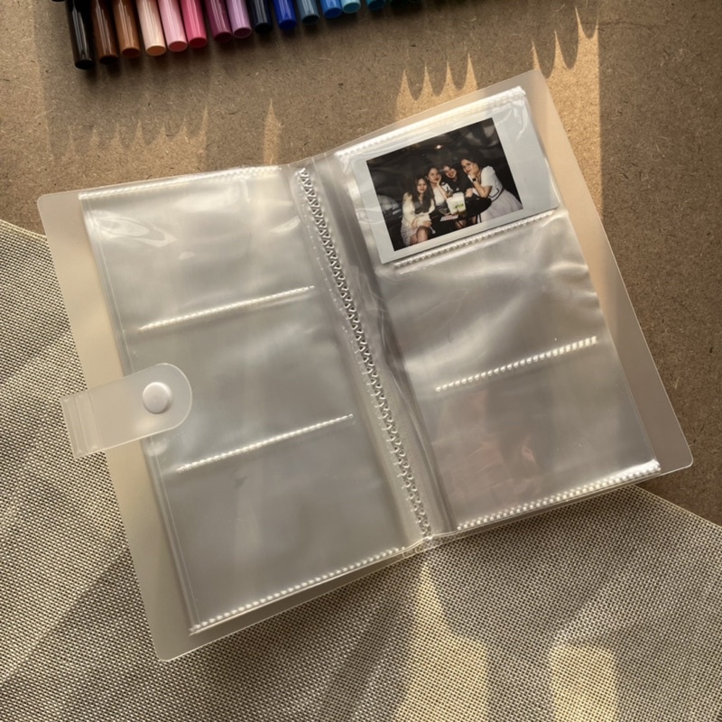 Sổ Đựng Card/Polaroid Lomo 240 Ngăn Trong Suốt