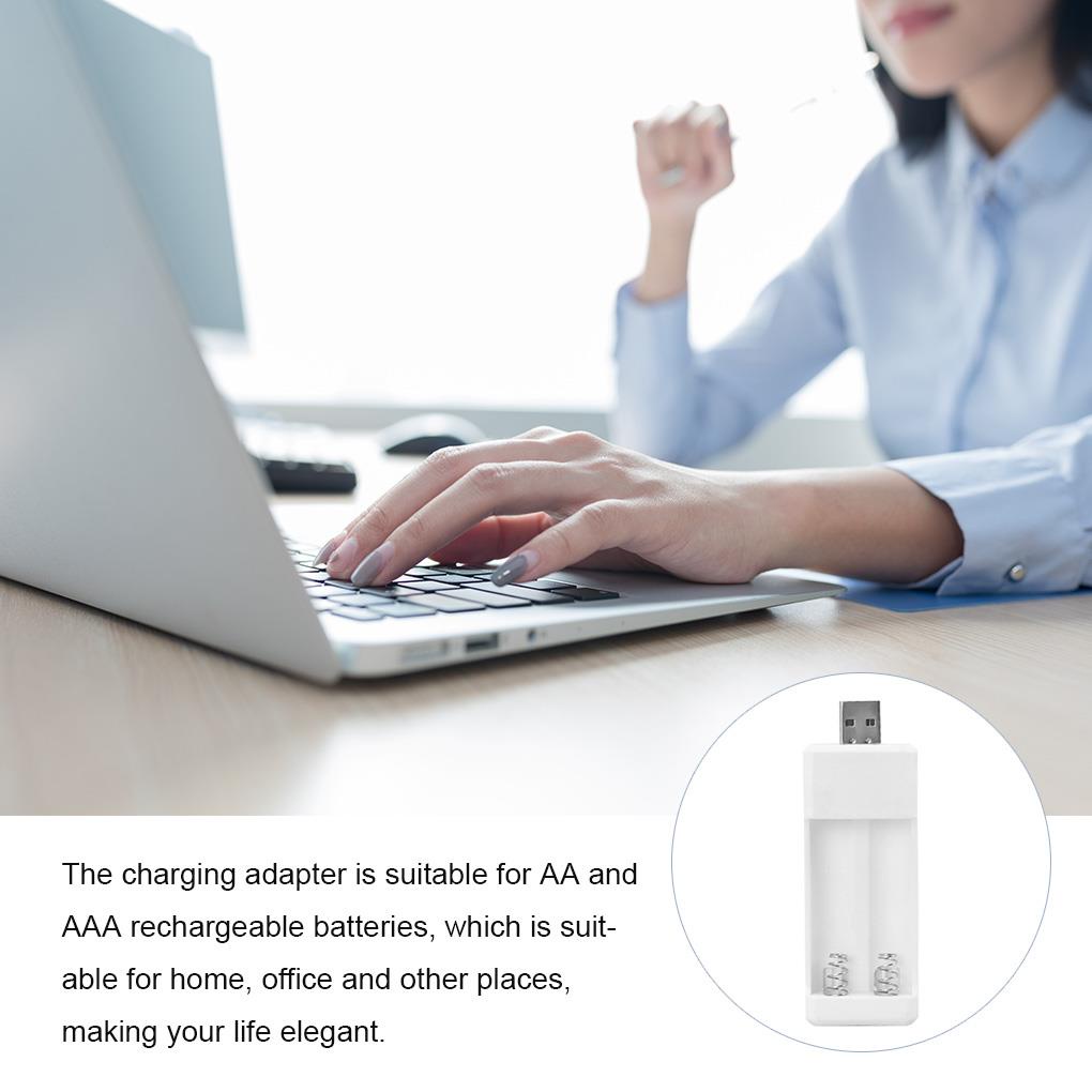 Bộ Sạc Pin AA AAA 2 Ngăn ff86