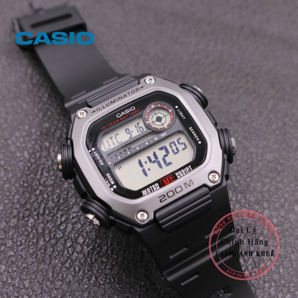 Đồng hồ nam Casio Worldtime DW-291H-1AVDF dây nhựa