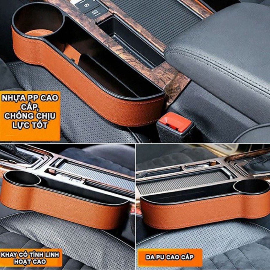 Khay Để Đồ Khe Ghế - Khay Để Đồ Khe Ghế Ô Tô - Full Bộ Ghế Lái Và Ghế Phụ | BigBuy360 - bigbuy360.vn
