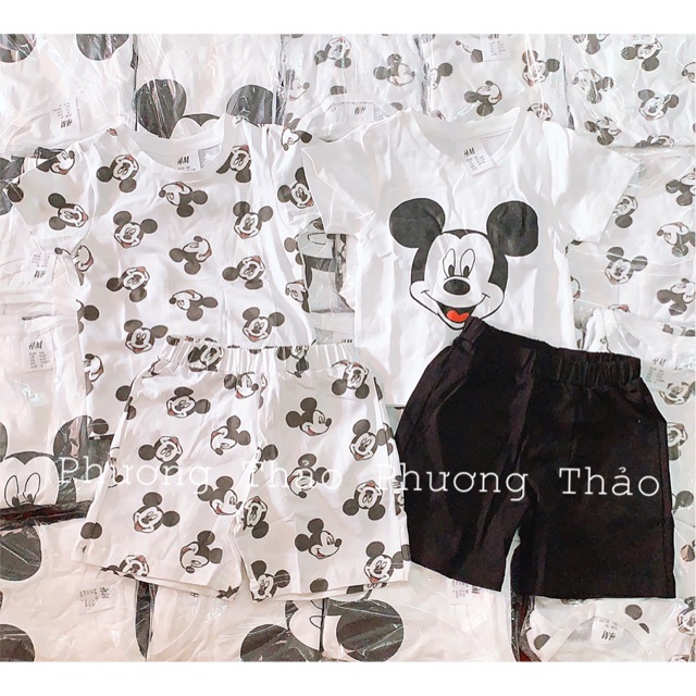SET 2B MICKY HM DƯ ĐEN TRẮNG