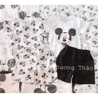 Set 2b micky hm dư đen trắng