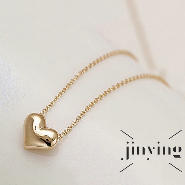 GETNOIVAS ❤S Wind Fashion Women Alloy Love Heart Pendant Necklaces Charm Necklace Jewelry Gifts