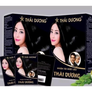 Dầu gội đen tóc thảo dược Thái dương (gói, nhuộm tóc)