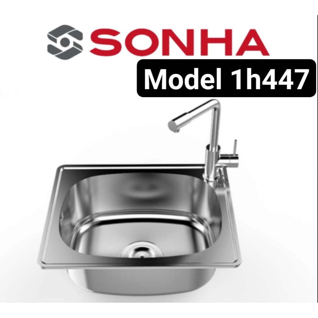 CHẬU RỬA BÁT SƠN HÀ 1 HỐ 1H447S