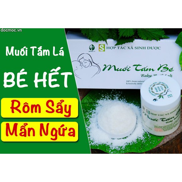 Muối tắm bé thảo dược