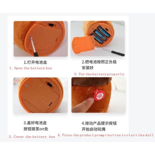 Xương rồng nhồi bông nhảy múa vui nhộn